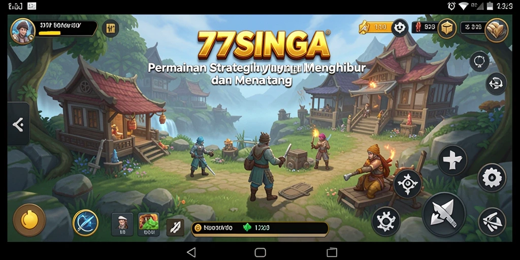 Tampilan gameplay menarik di 77SINGA.