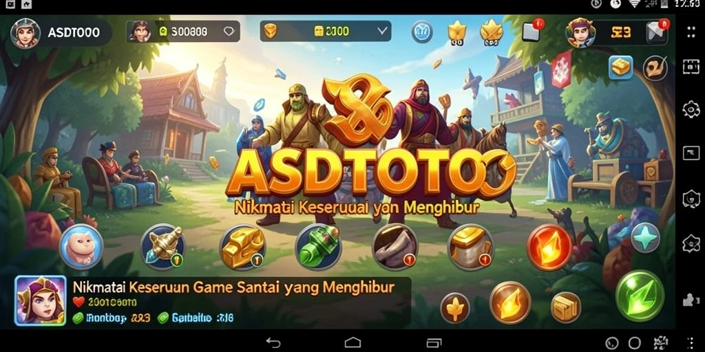 Gameplay seru dan penuh warna dari ASDTOTO.