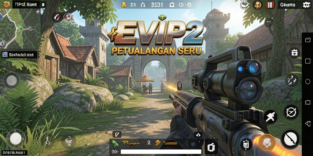 Tampilan gameplay utama EVIP2 yang menakjubkan dan mendebarkan.