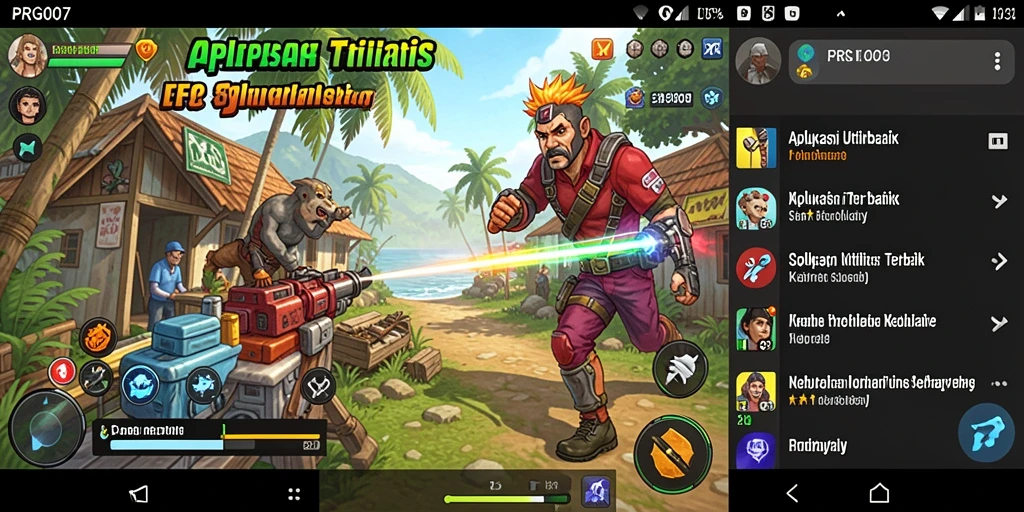 Screenshot PRG007 yang menampilkan antarmuka aplikasi Utility.