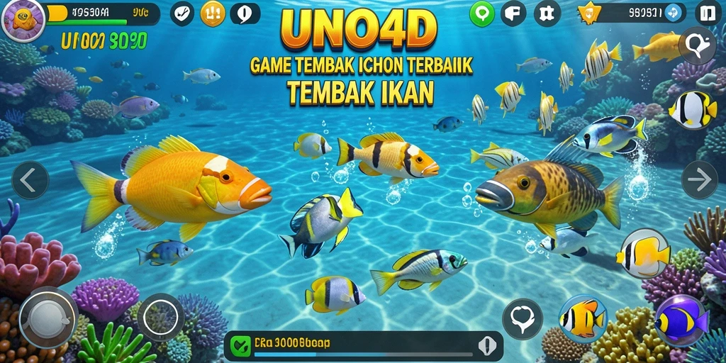 Tampilan awalan gameplay Tembak Ikan yang mengasyikkan dan penuh aksi.