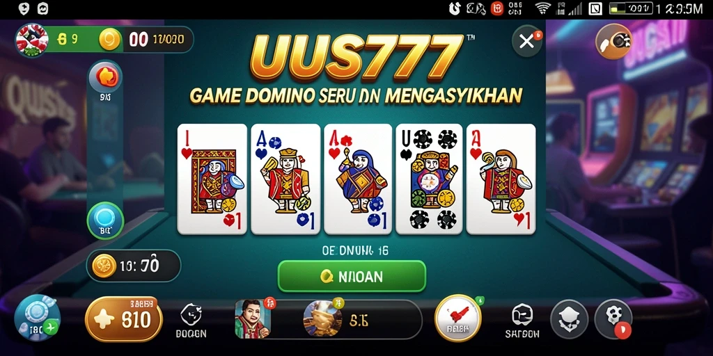 Tampilan gameplay <strong>UUS777</strong> dengan suasana permainan seru.