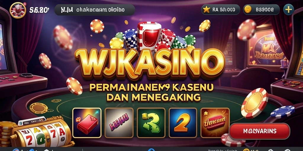 Gameplay WJKASINO yang menegangkan dan penuh aksi di dunia Kasino.